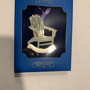 Cape Cod Blue and Gold Holiday Ornament / by Beacon Design